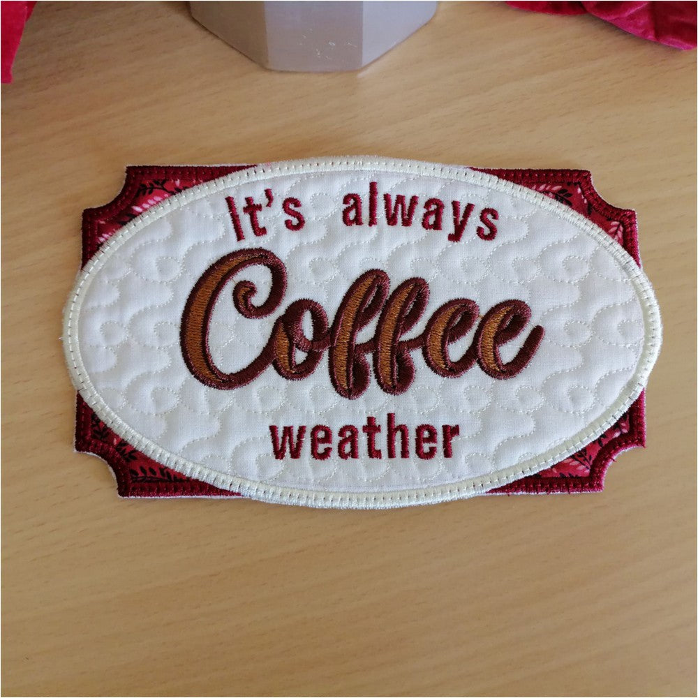 EWV351 - Coffee Shop Mug Rugs 1