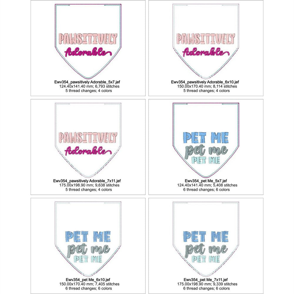 EWV354 - ITH Doggo Bandanas 1