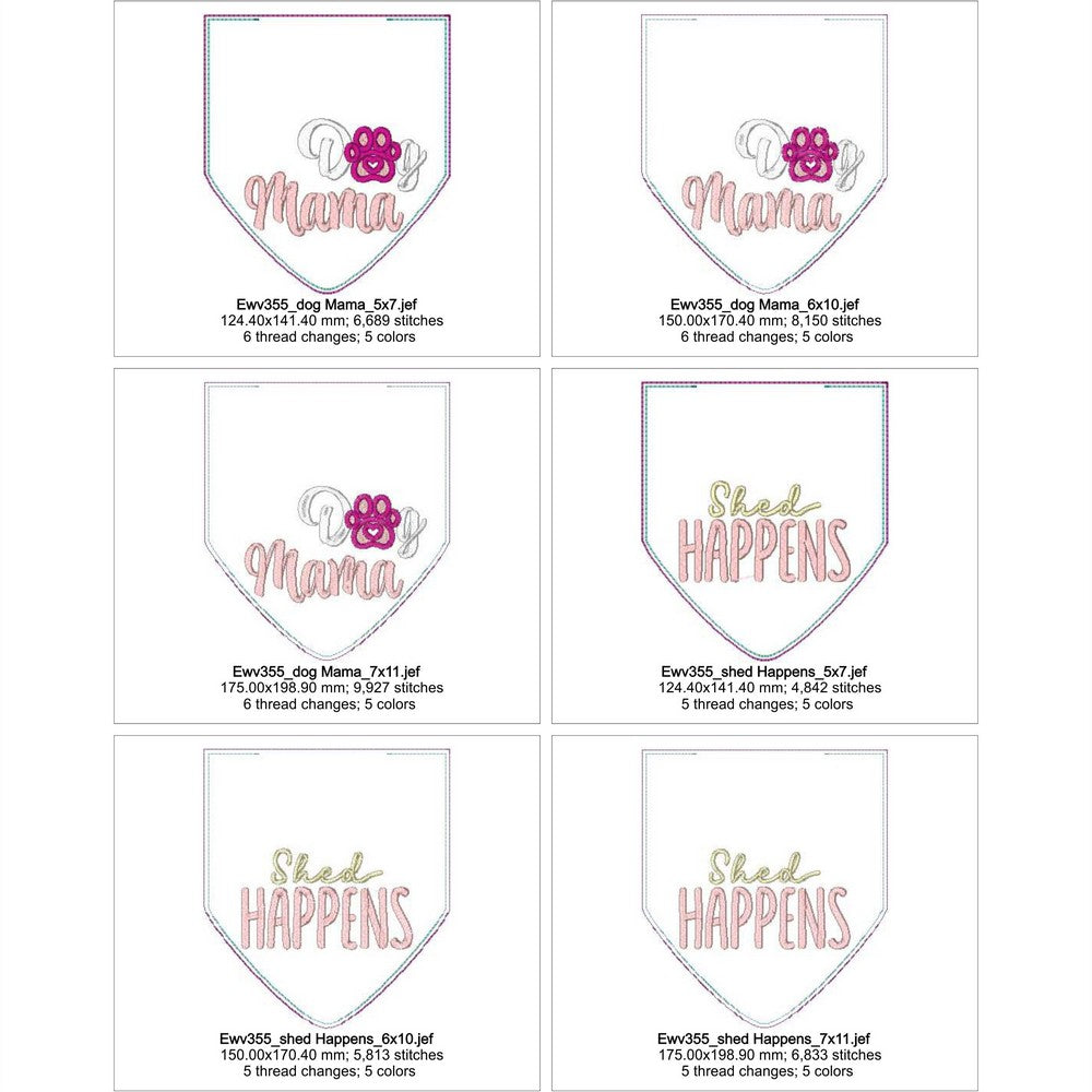 EWV355 -ITH Doggo Bandanas 2