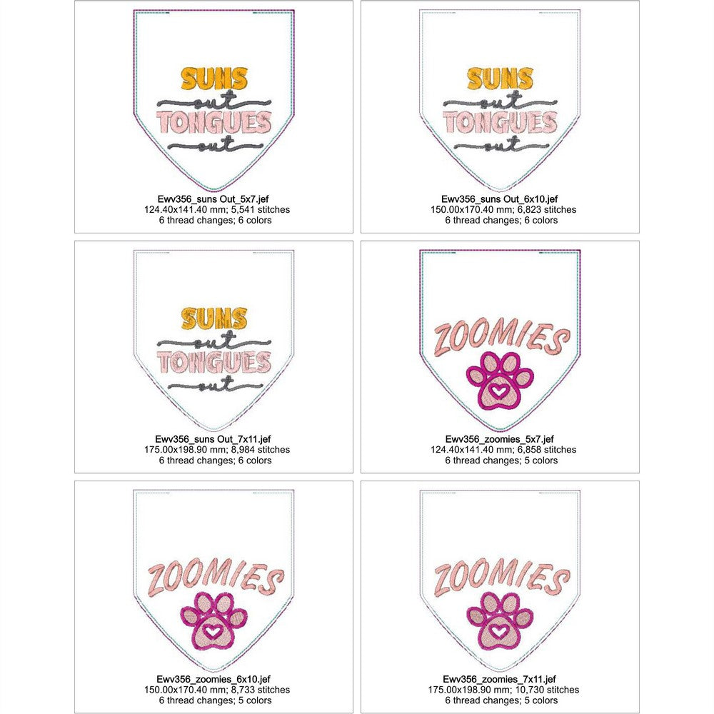 EWV356 - ITH Doggo Bandanas 3