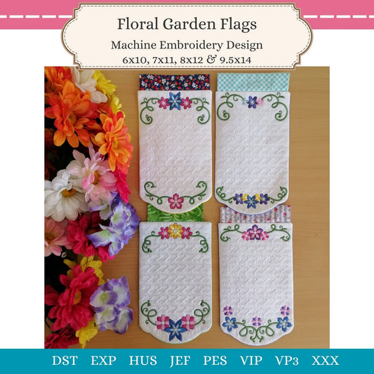 EWV359 - Floral Garden Flags