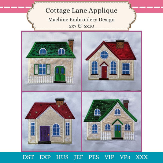 EWV362 - Cottage Lane Applique
