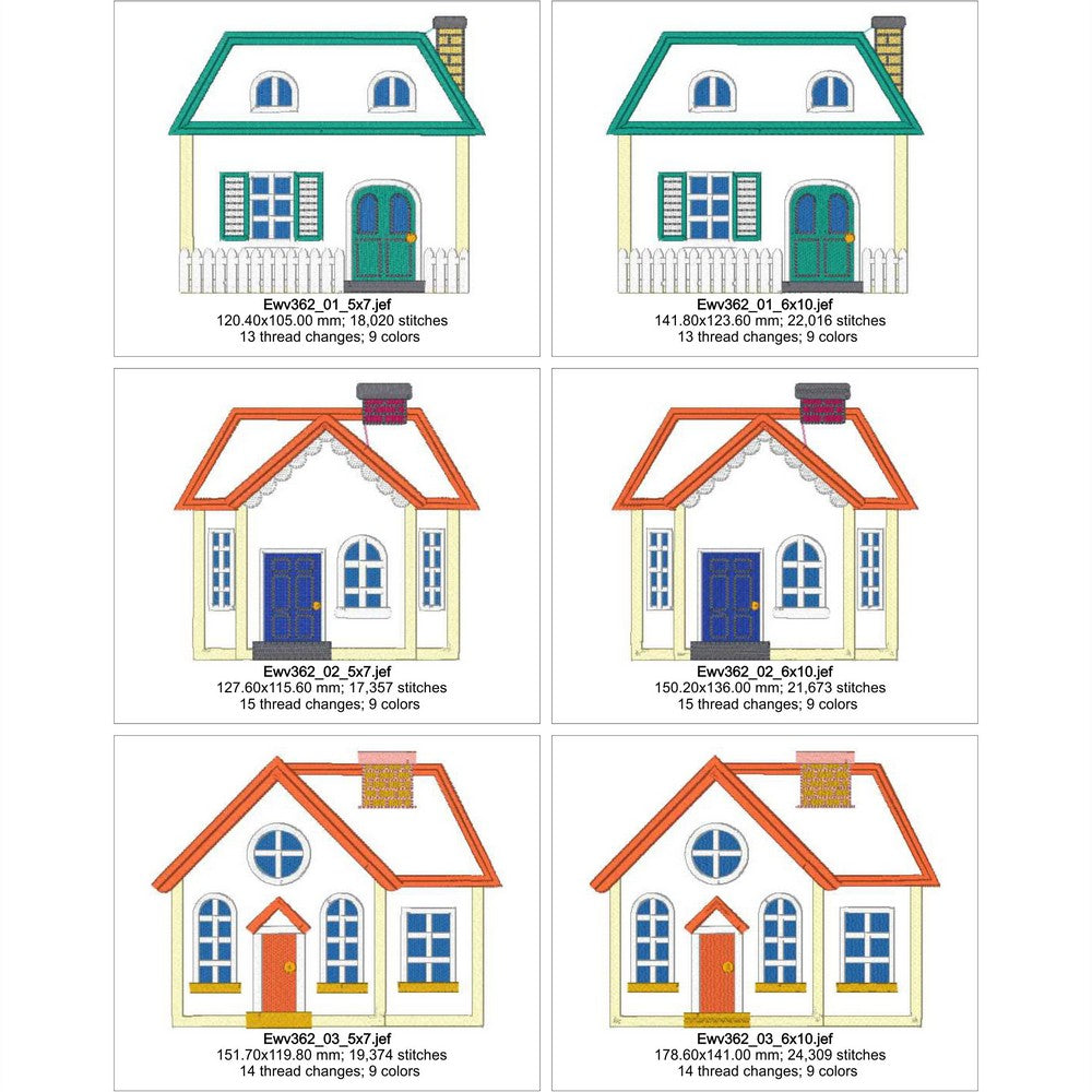 EWV362 - Cottage Lane Applique