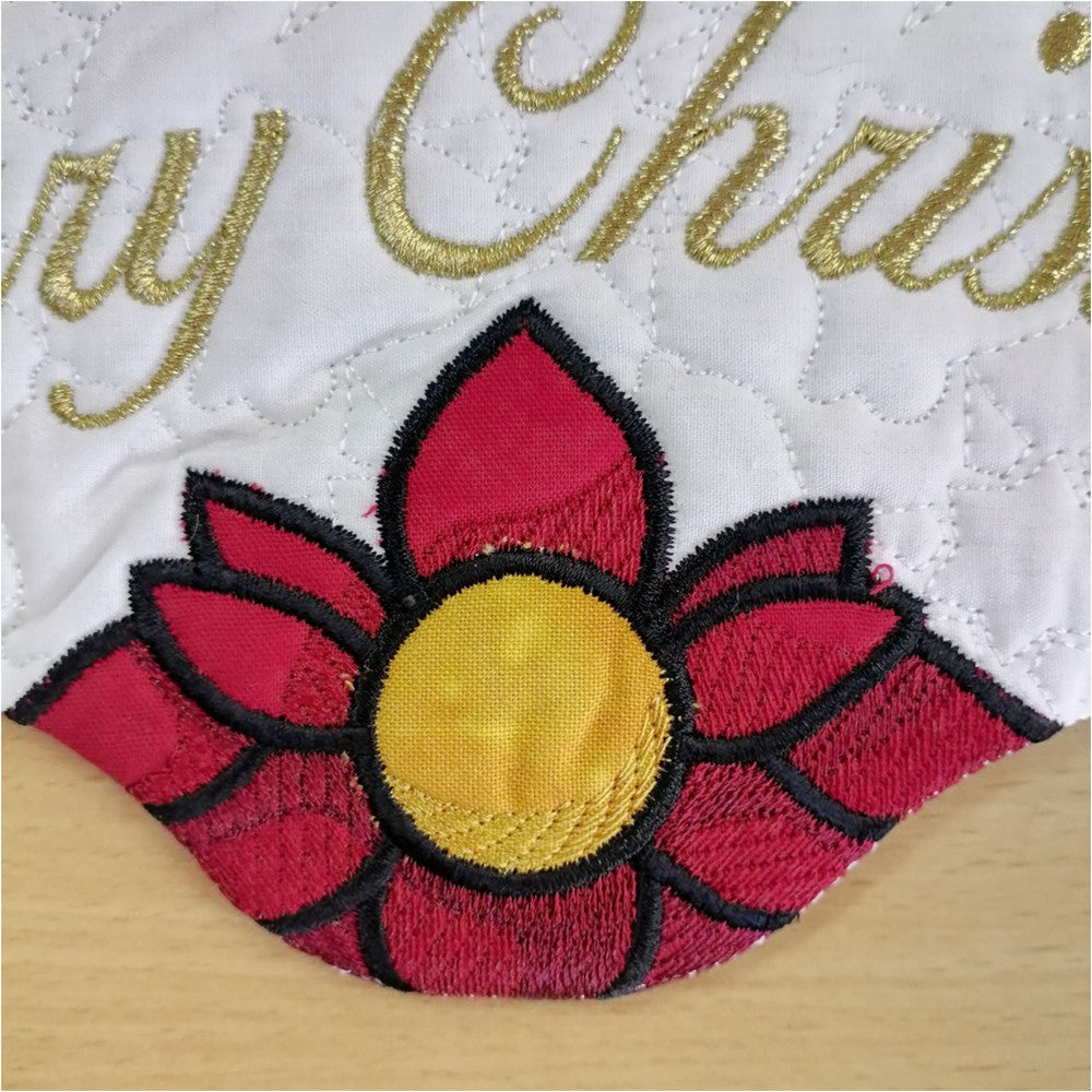 EWV367 – Stained Glass Santa Hanger