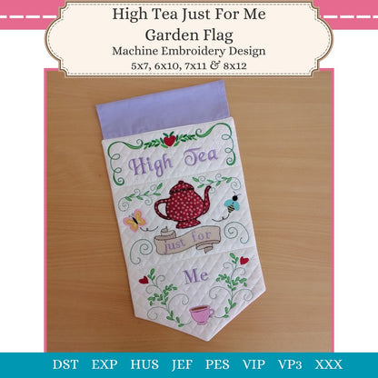 EWV370 - High Tea Just For Me Garden Flag