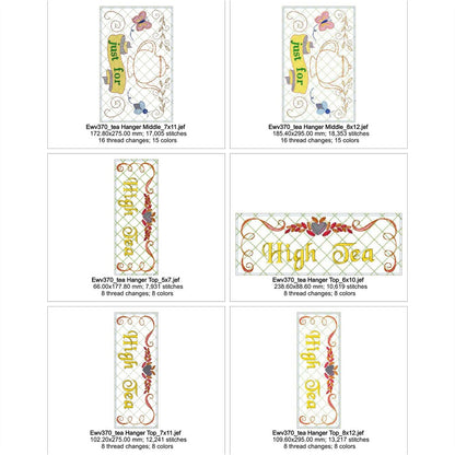 EWV370 - High Tea Just For Me Garden Flag