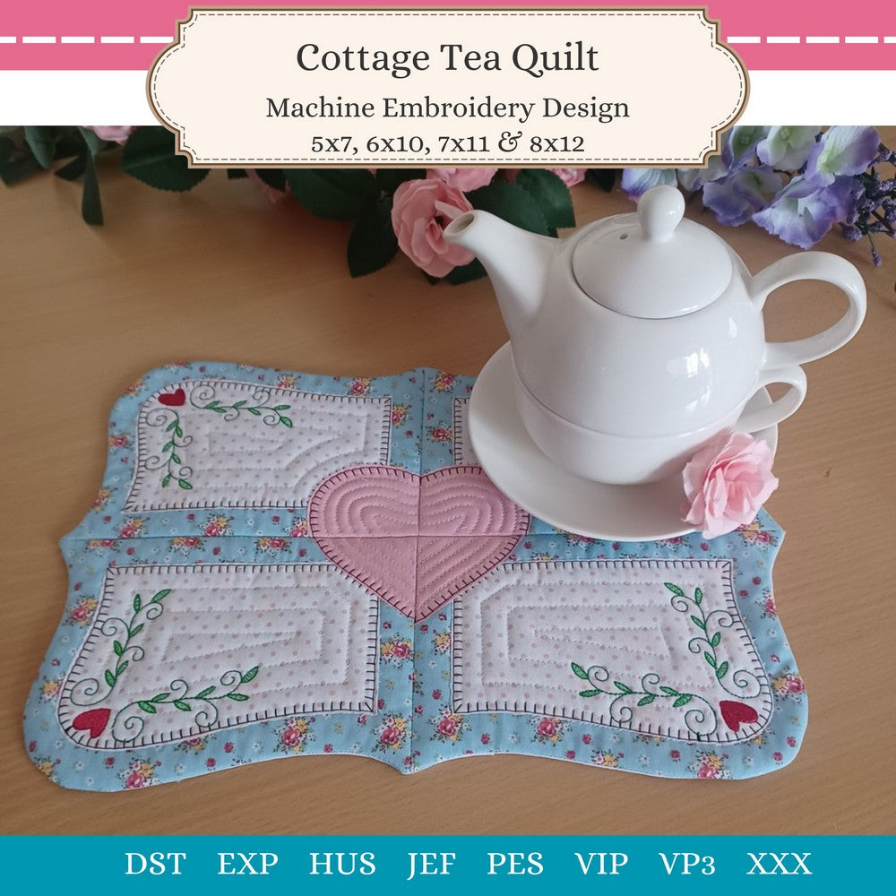 EWV371 - ITH Cottage Tea Quilt