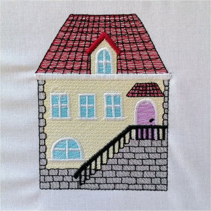 EWV373 - Urban Sketchy Houses