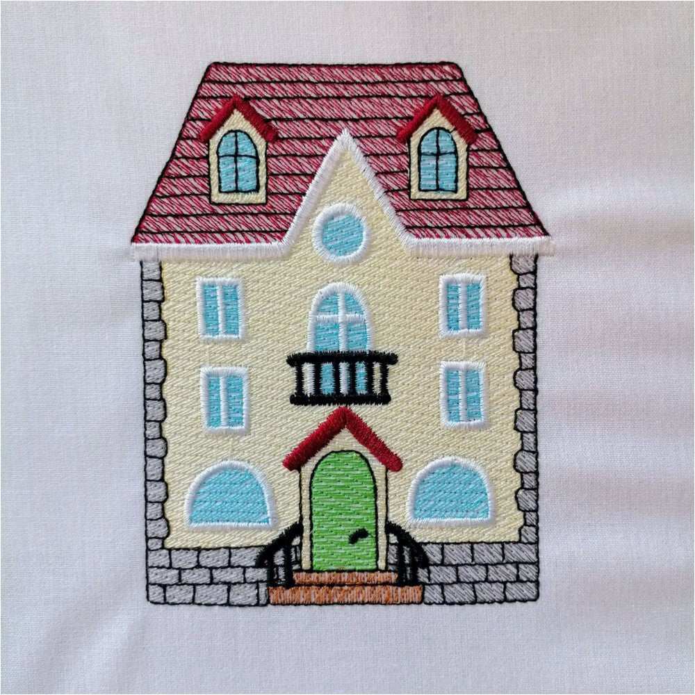 EWV373 - Urban Sketchy Houses