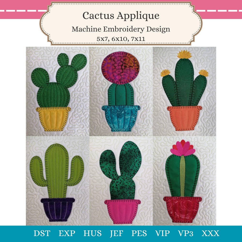 EWV378 - Cactus Applique