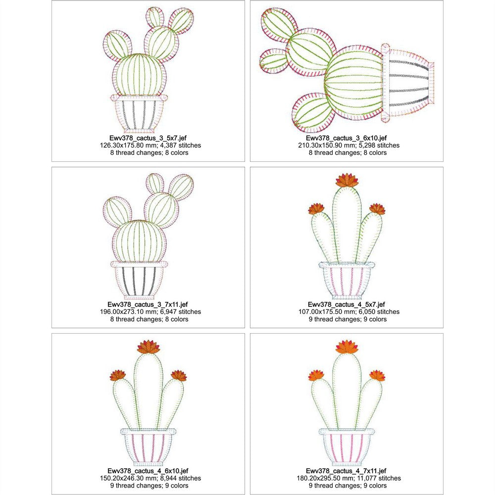 EWV378 - Cactus Applique