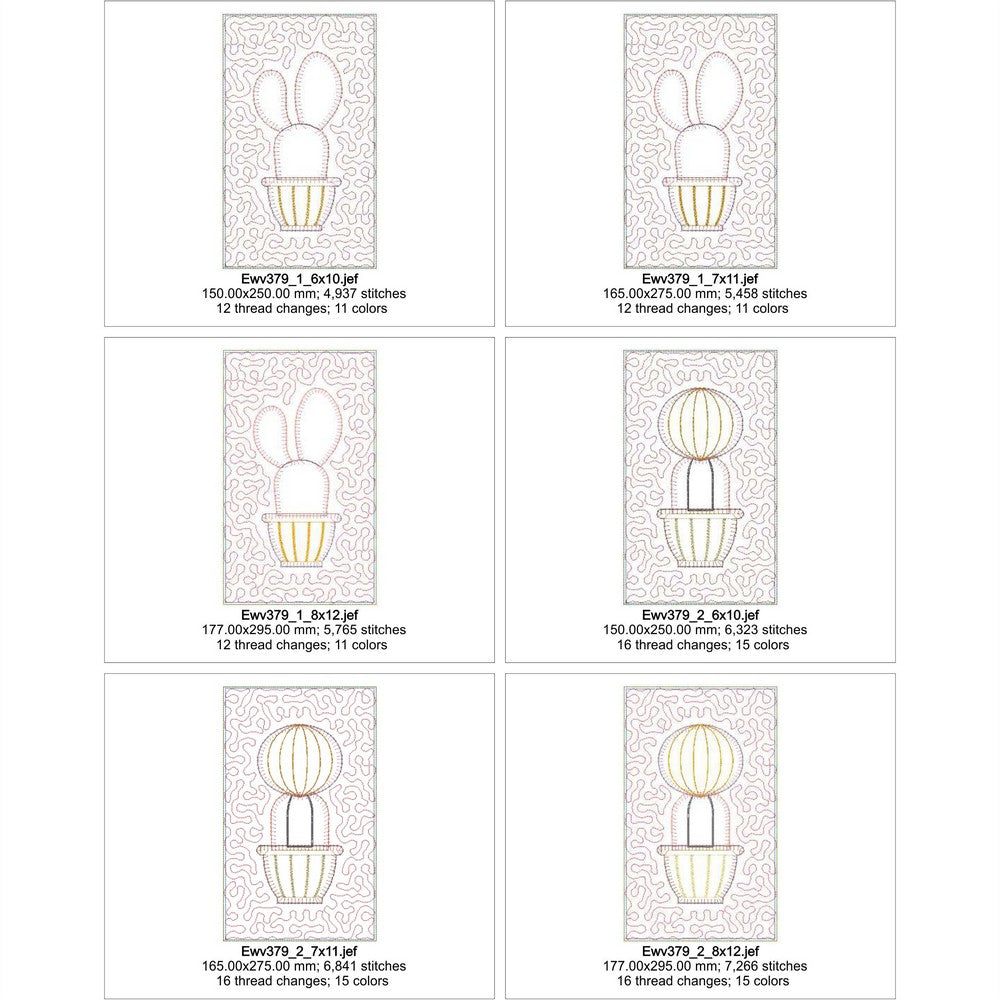 EWV379 - Cactus Table Runner