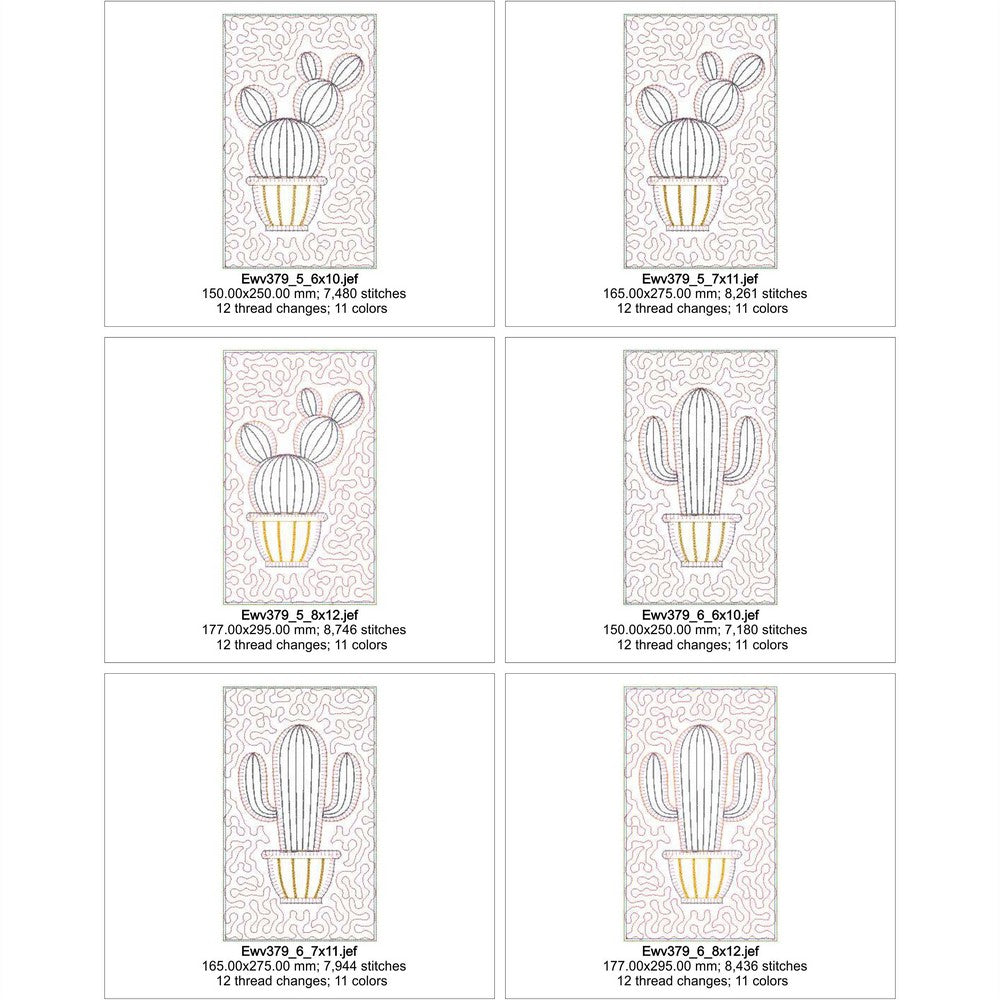 EWV379 - Cactus Table Runner