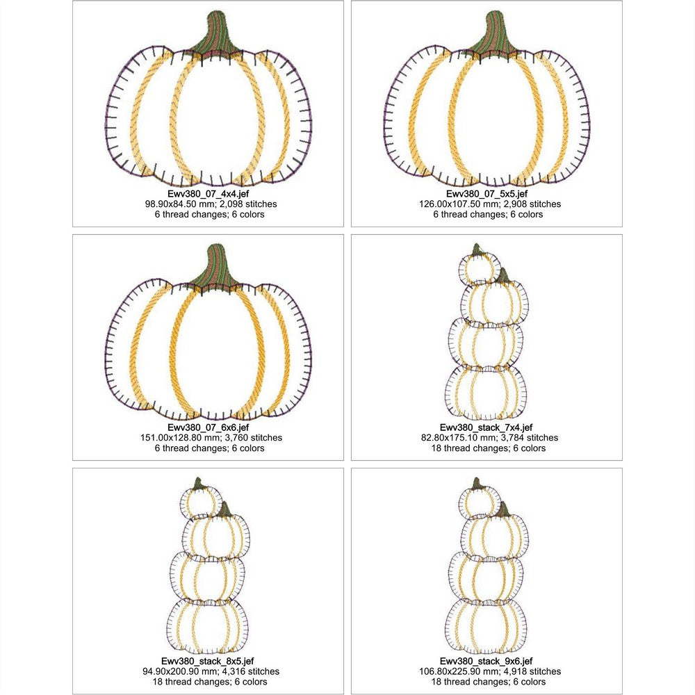EWV380 - Pumpkin Applique