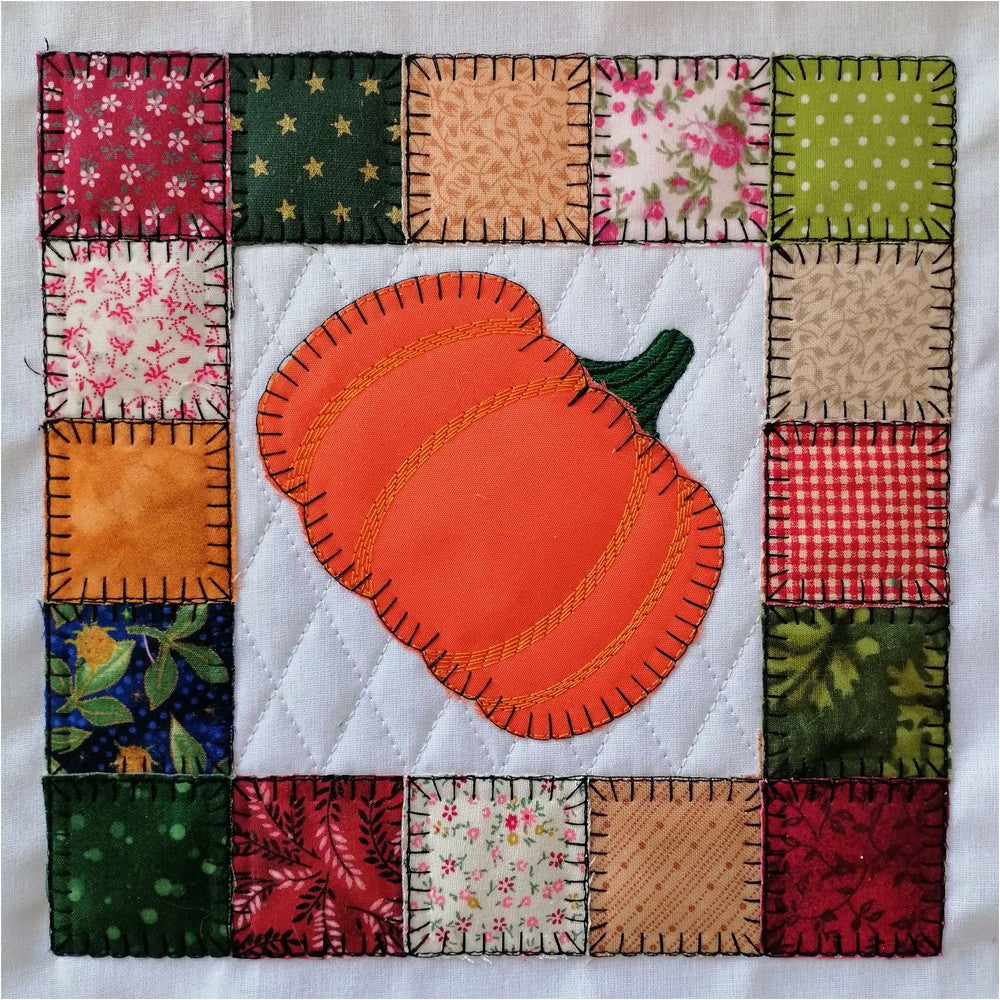 EWV382 - Pumpkin Patch Quilt Blocks