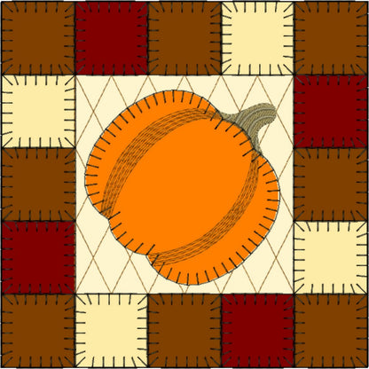 EWV382 - Pumpkin Patch Quilt Blocks