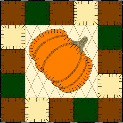 EWV382 - Pumpkin Patch Quilt Blocks