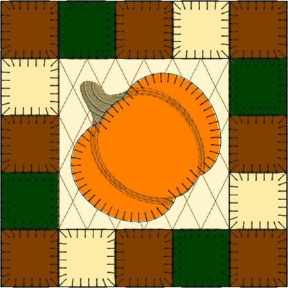EWV382 - Pumpkin Patch Quilt Blocks
