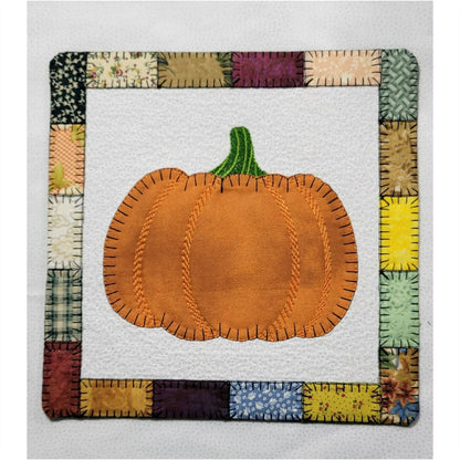 EWV384 - Pumpkin Patch Square Candle Mats
