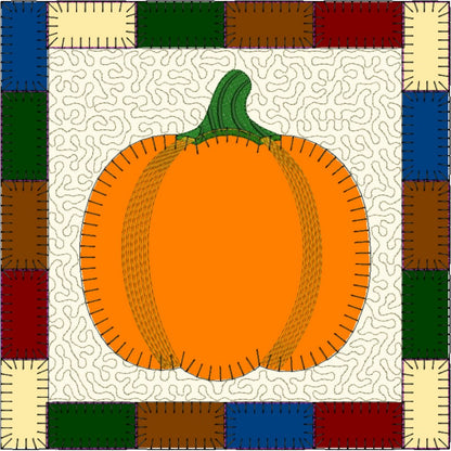 EWV384 - Pumpkin Patch Square Candle Mats
