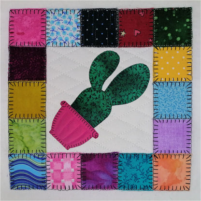 EWV385 - Cacti Quilt Blocks
