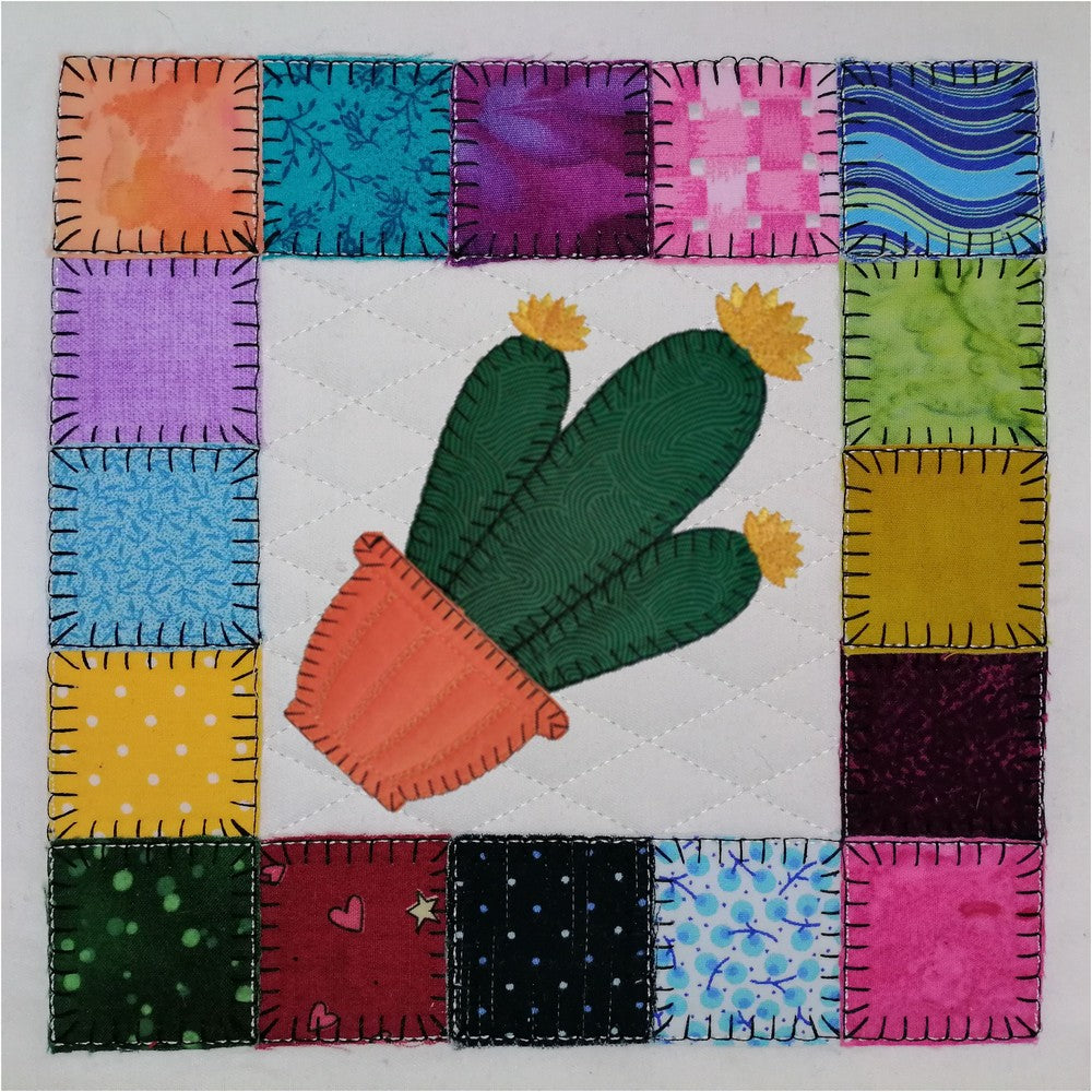 EWV385 - Cacti Quilt Blocks