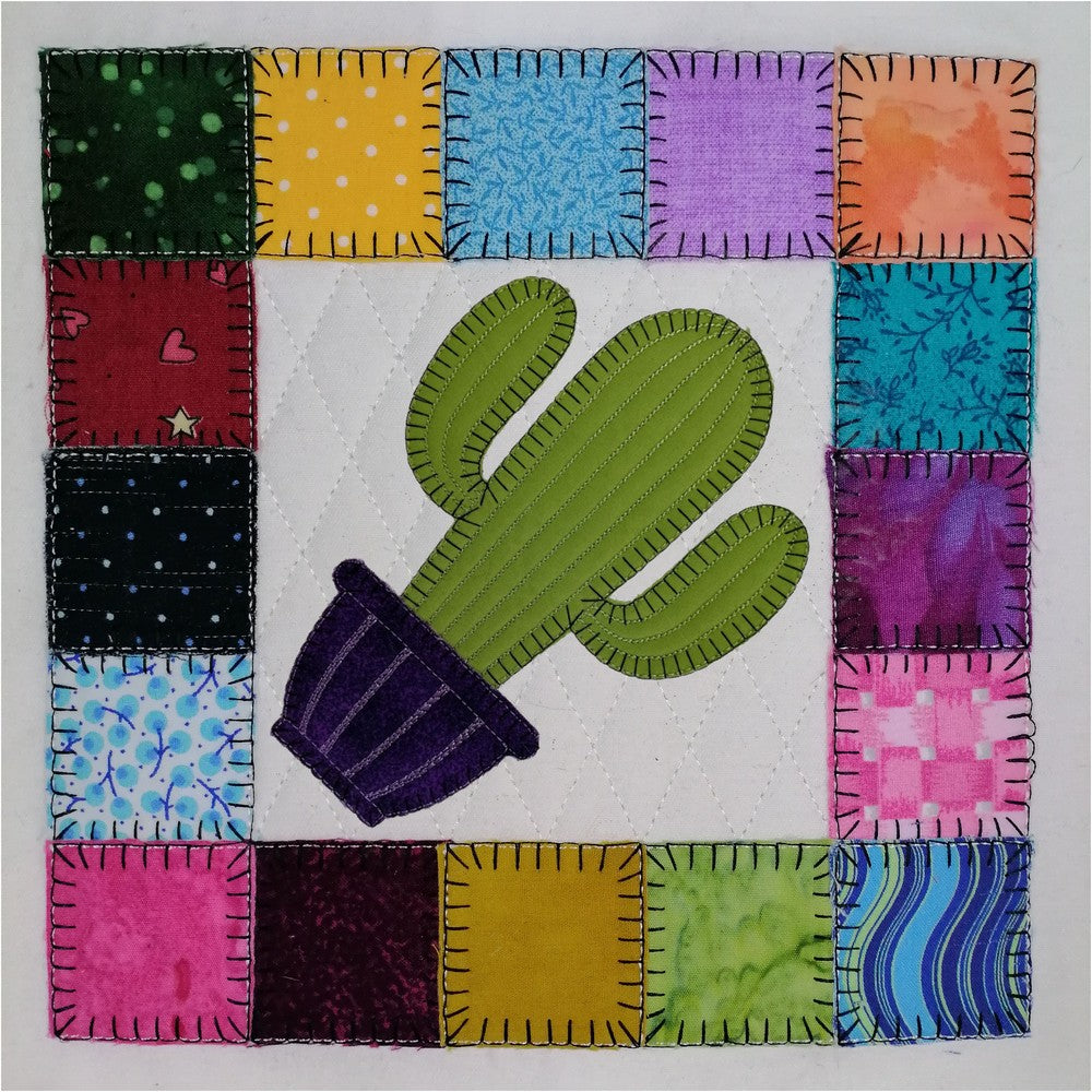 EWV385 - Cacti Quilt Blocks