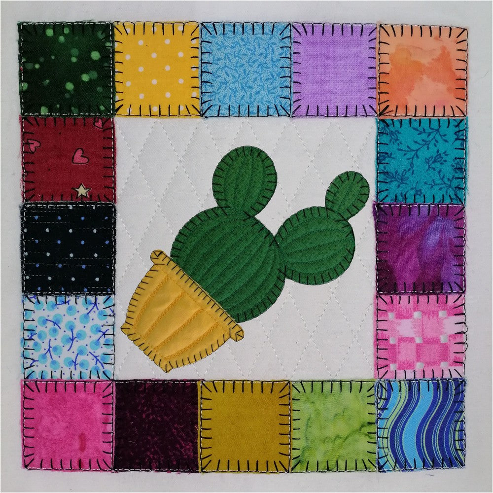 EWV385 - Cacti Quilt Blocks
