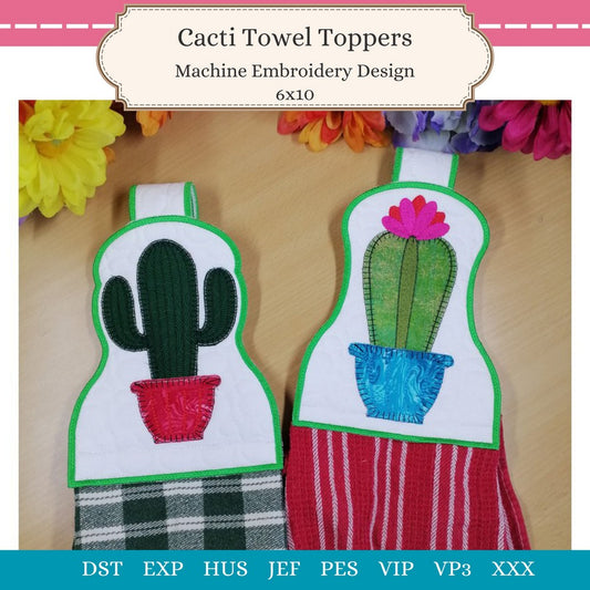 EWV387 - Cactus Towel Toppers