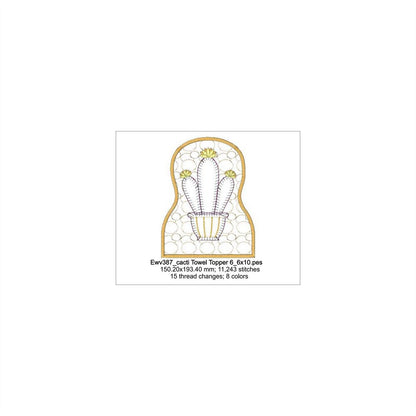 EWV387 - Cactus Towel Toppers