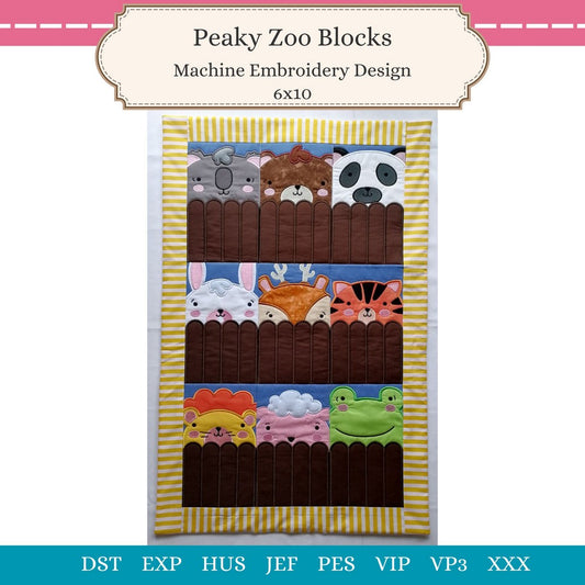 EWV361 - Peaky Zoo Blocks