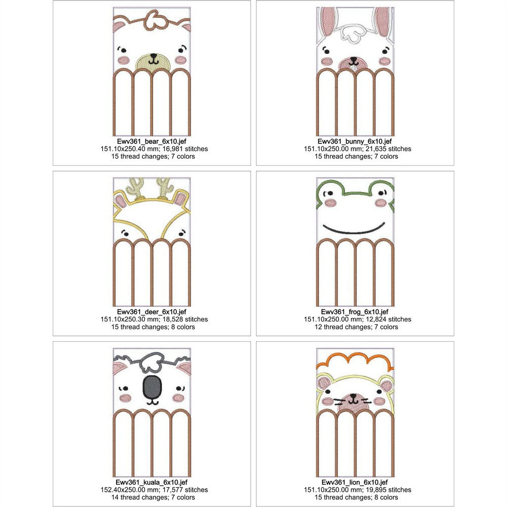 EWV361 - Peaky Zoo Blocks