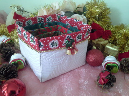 TS1294 - Magic Fabric Christmas Box Nest with Faux Fold Over