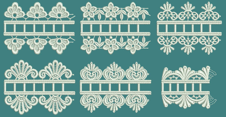 TS312 - FSL Continuous Vintage Lace Set 3