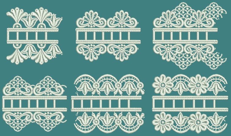 TS314 - FSL Continuous Vintage Lace Set 5