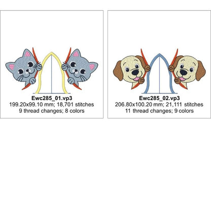 Machine embroidery design for babies, kids and adults, side seam placement fits 6x10 hoop